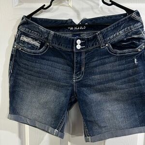 Stylish Women's Blue Jean Shorts